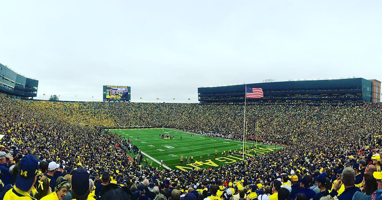 Michigan Stadium, "The Big House" — Michigan vs Oregon State