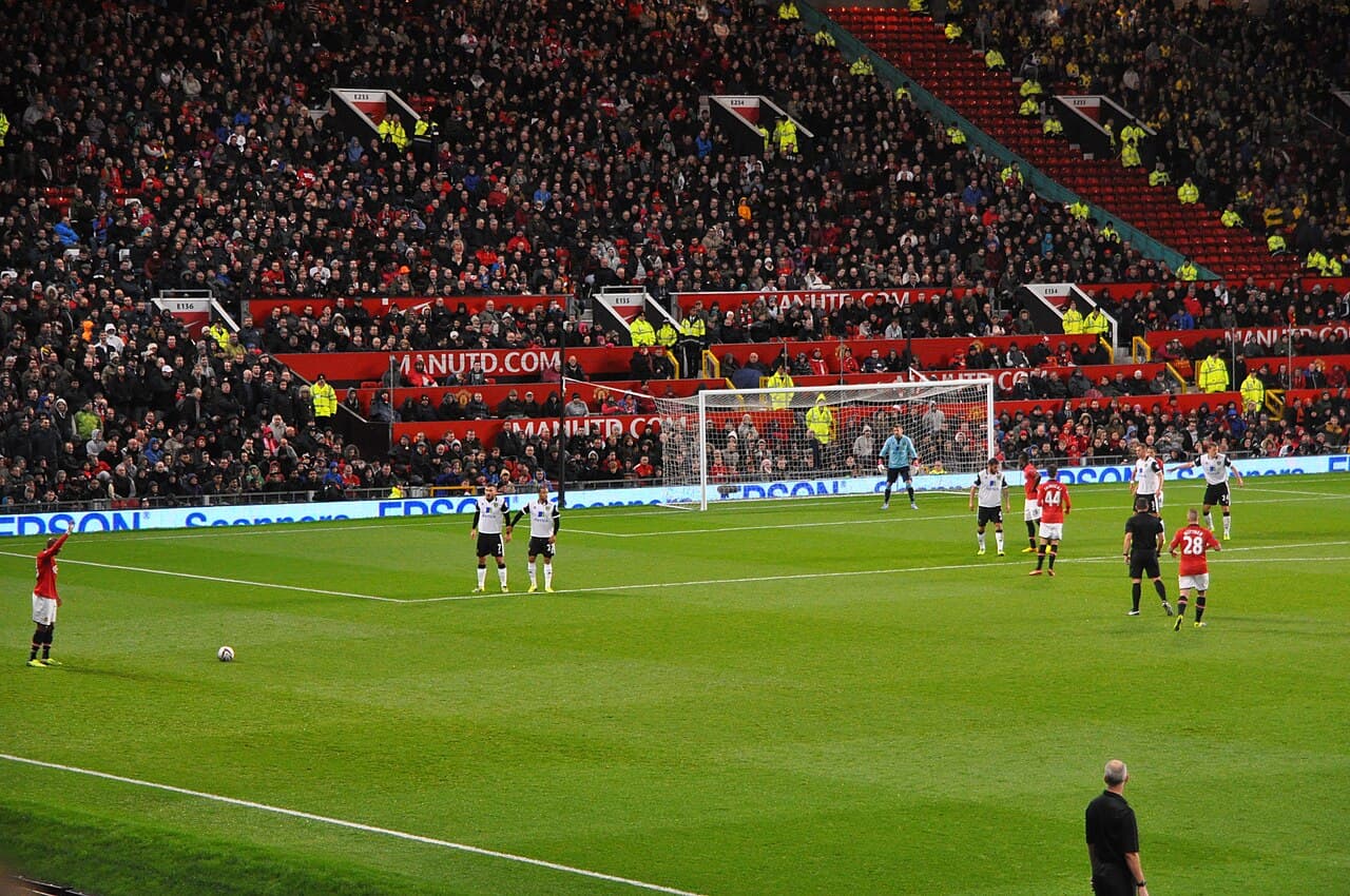Old Trafford, home of Manchester United and a defining Premier League venue