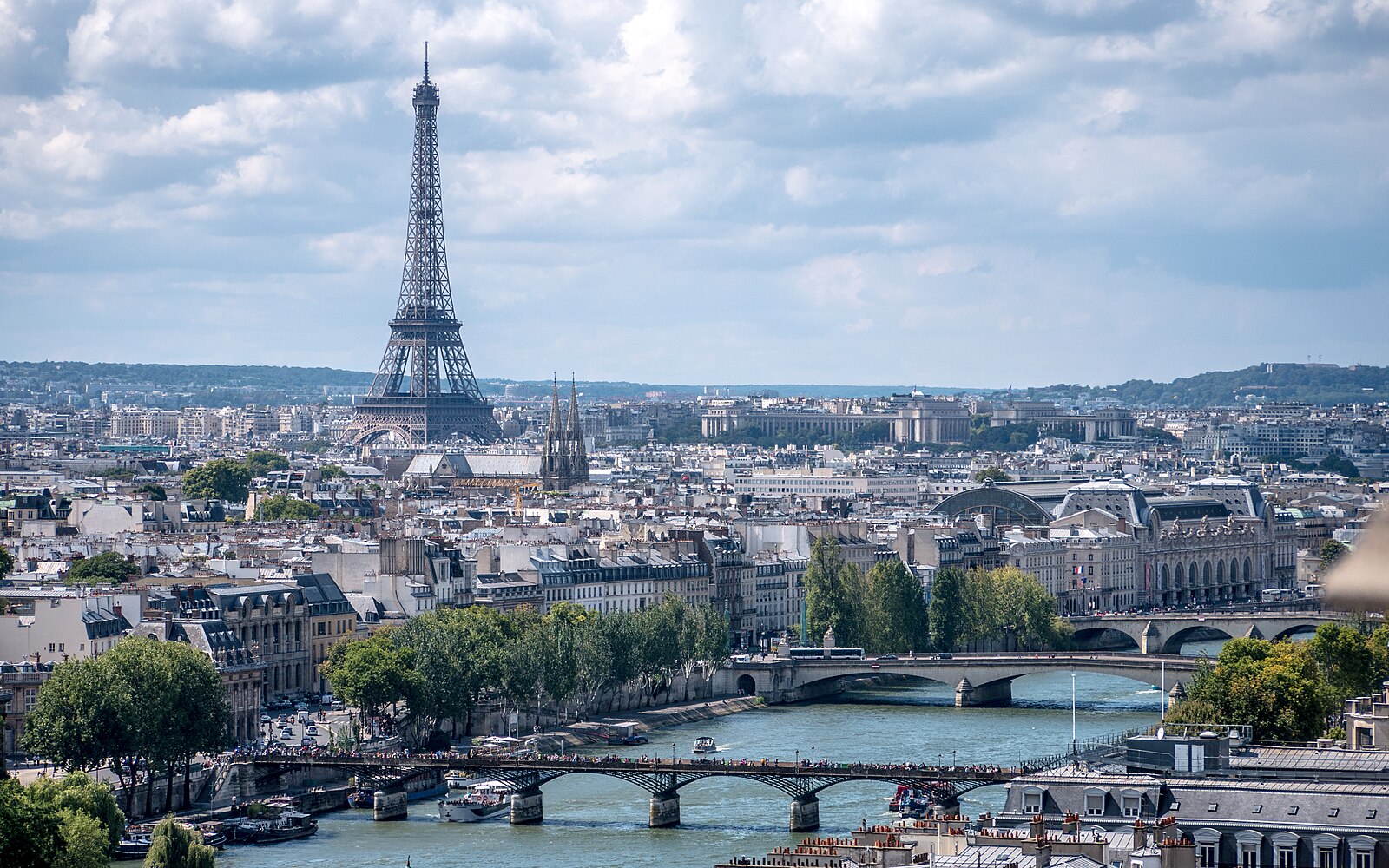 Eiffel Tower and Paris skyline