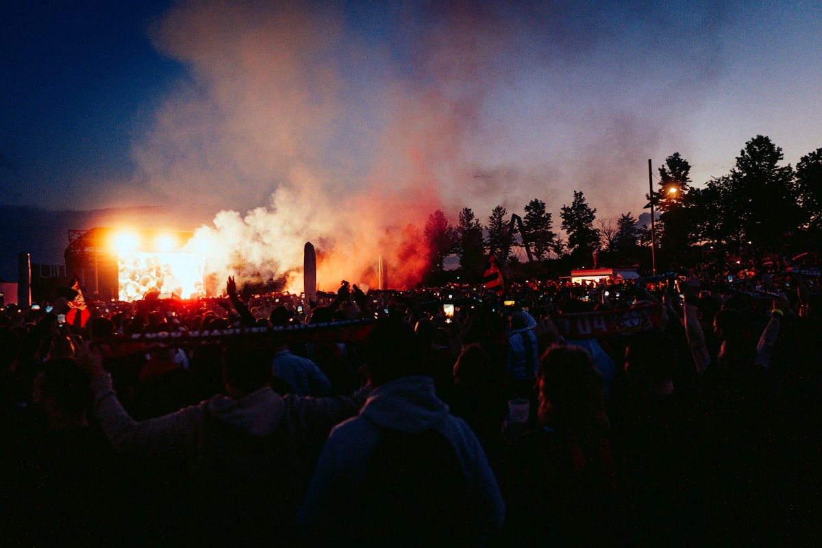 Stock image representing fan festival atmosphere